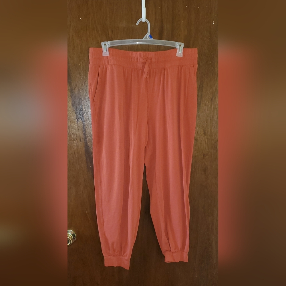 AnyBody Orange Jogger Pants